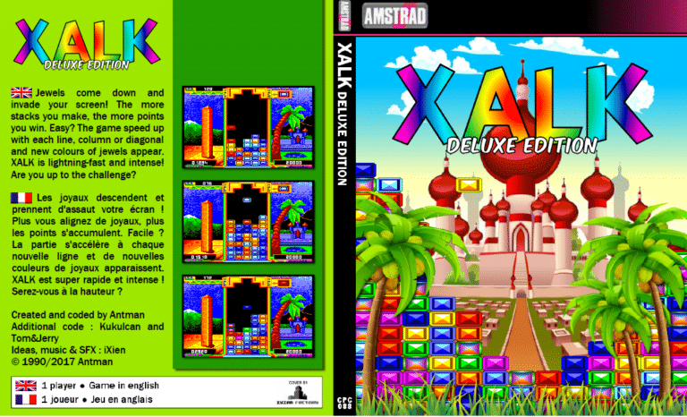 Xalk Deluxe edition · Amstrad CPC • HobbyRetro.com