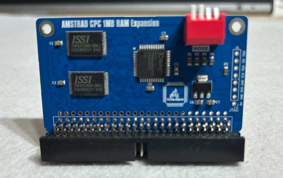 Ampliación de memoria RAM 1MB para Amstrad CPC (conector de borde / MX4 ...